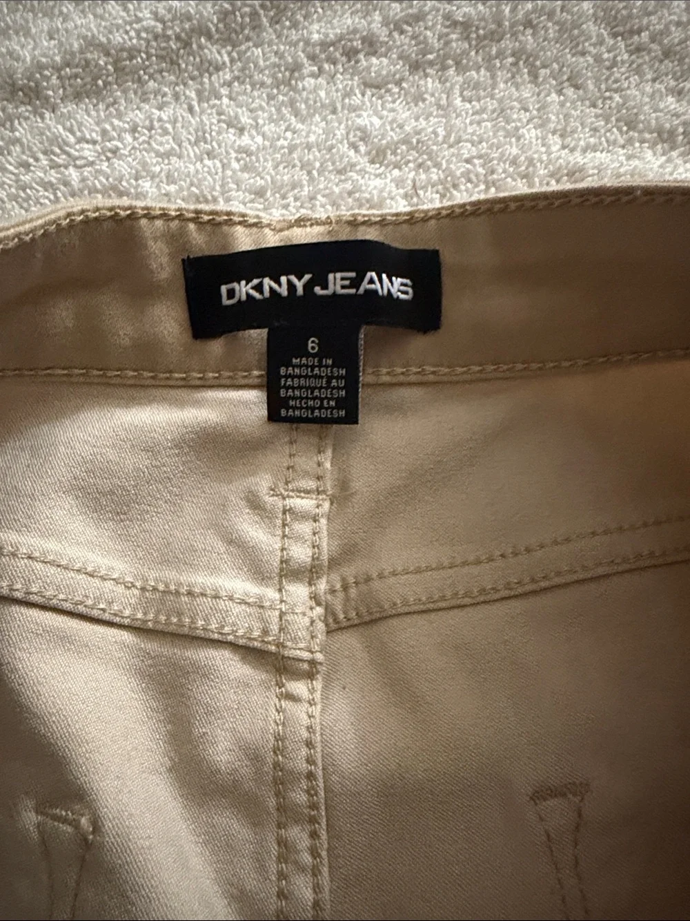 DKNY Women’s Slim Shorts — Khaki